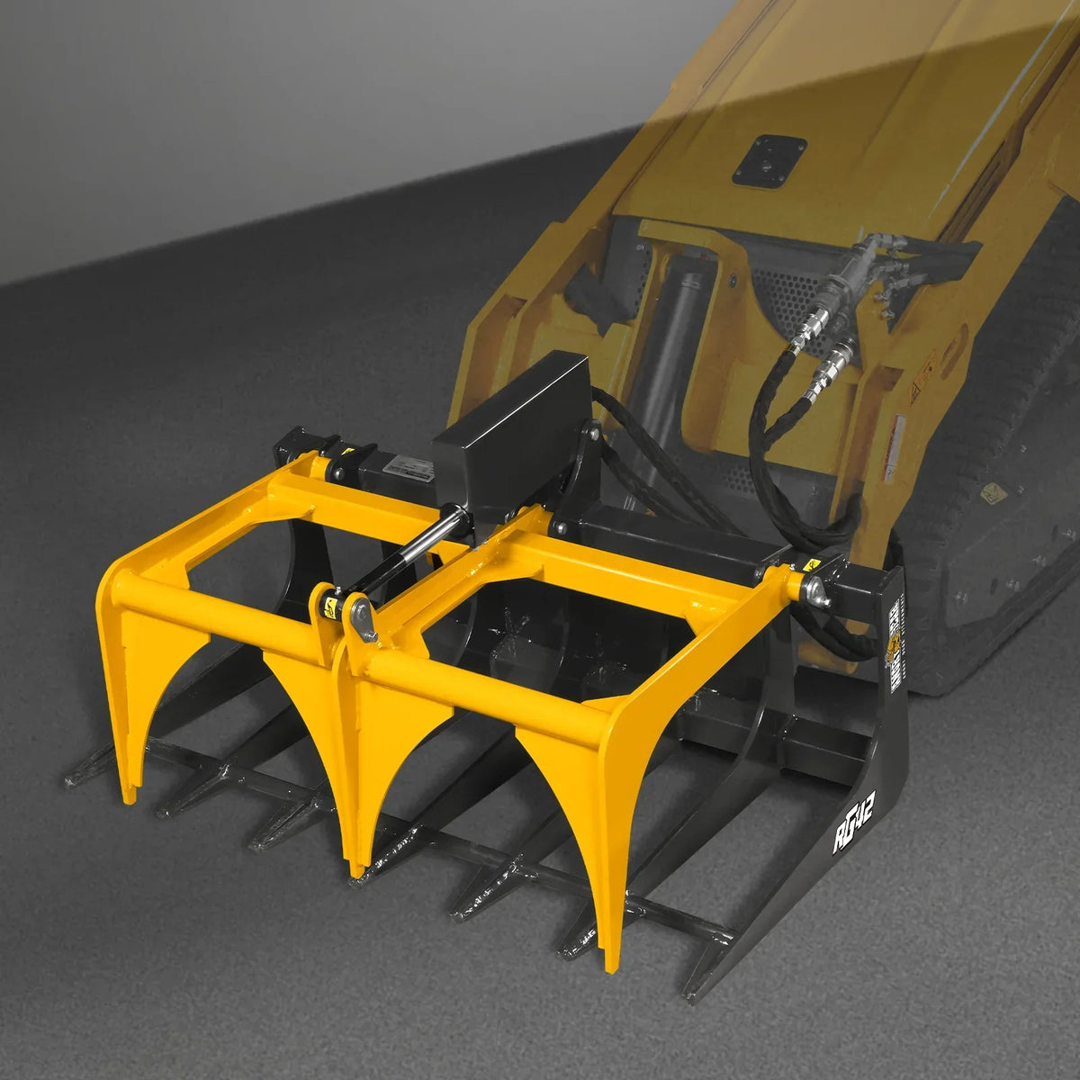 42" Mini Skid Steer Skeleton Grapple Attachment, 24" Arm Opening, 2000 lb Weight Capacity