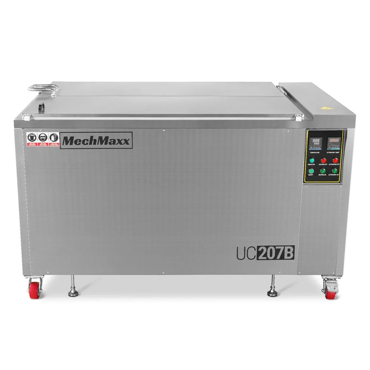 207 Gal / 785L Heavy Duty Industrial Ultrasonic Parts Washer, 28kHz 96 Transducers, SS304 Tank, 22kW Heater, 208–240V 3 Phase Power