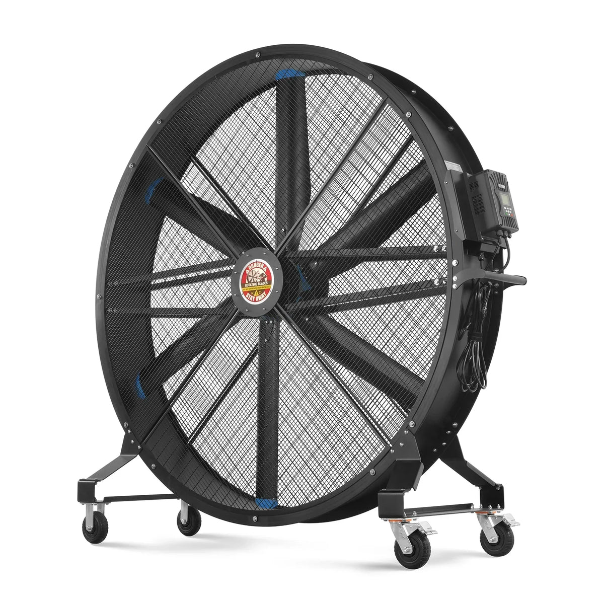 79" Portable Industrial Fan with Variable High-Efficiency PMSM Motor,Mobile High Volume Floor Fan for Warehouse,Workshop & Gym