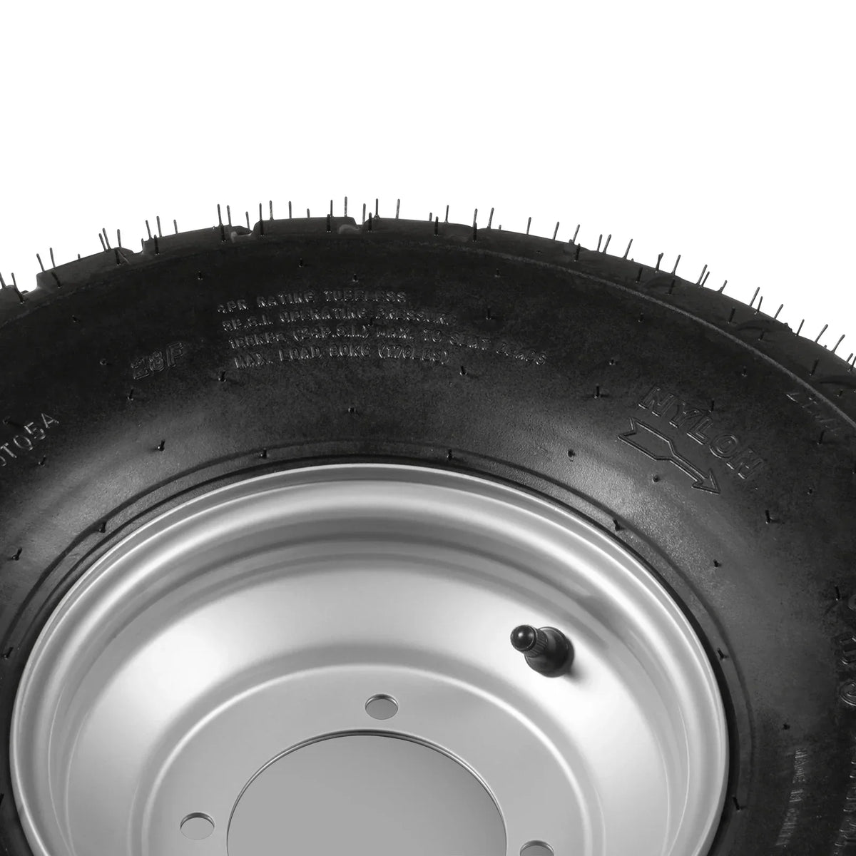 Left Rear Tire for Wood Chipper P4205, P4206, B150, B200 ( SKU: 110601; 110602; 110800; 110801; 110802; 110803; 110804; 110805; 110810; 110811)
