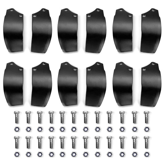 ( 1 Pack / 12 Pcs ) Blades for MRT Rotary Tiller (for SKU: 201110; 201112; 201113)