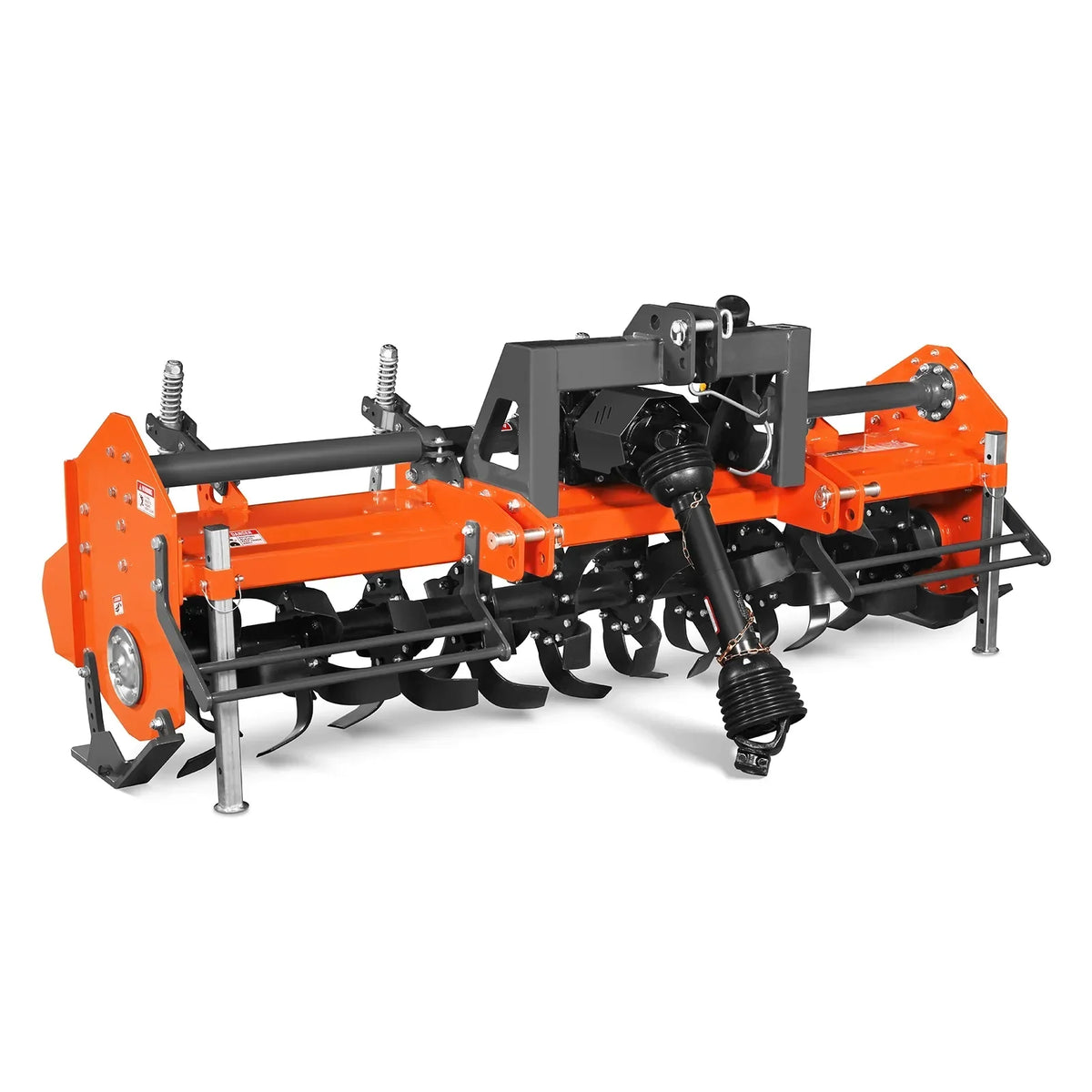 90 in Heavy Duty Rotary Tiller, 3 Point Hitch Cat.2, Gear Drive, PTO Shaft Included with Slip Clutch, 50-90 HP, HRT90