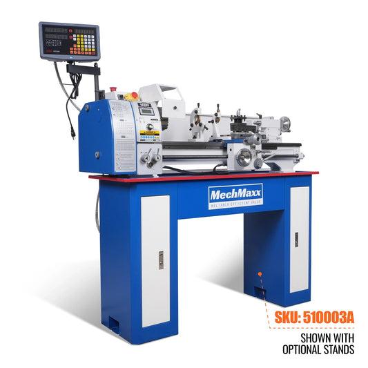 1.5‘’ Spindle Bore Metal Lathe Machine with DRO 10'' x 30'' High Precision Benchtop 0-2000 RPM Variable Speed Metal Working Machine 1.5HP Small Lathe without Stand 1030VD