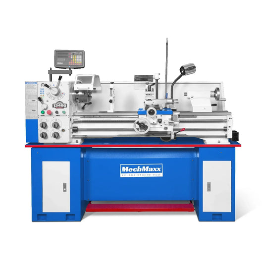 13" x 40" Industrial Heavy Duty Bench Metal Lathe 2HP/1500W Metal Working Lathe High Precision 70-2000 RPM Variable Speed with Four-axis sliding system 1340G