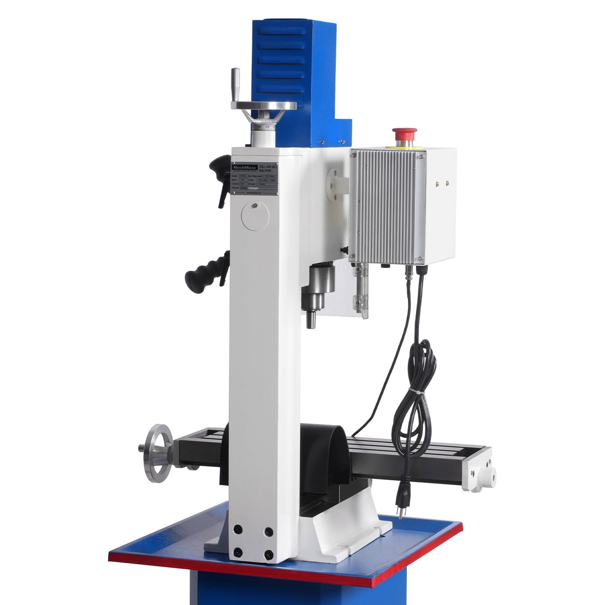 6"x20'' Benchtop Mill Drill Machine, Variable Speed, R8 Spindle, 1 HP, 110V, Brushless Motor Compact Milling Drilling Tool for Garage Shop