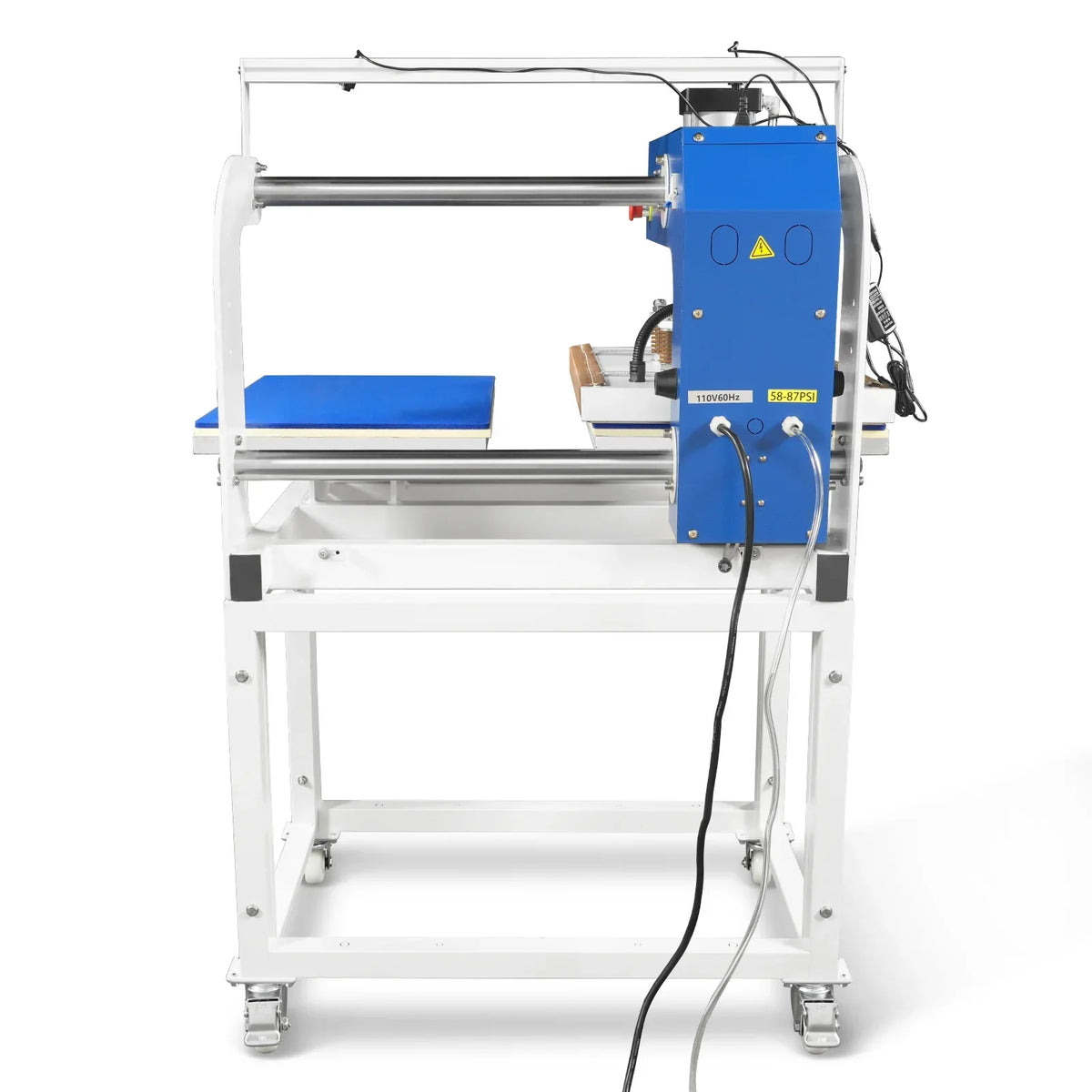 16x24 Inch Commercial Pneumatic Dual Platen Heat Press - Infrared Positioning Auto Lift Sublimation Transfer Machine with Full Touch LCD Screen (110V 2.2HP)