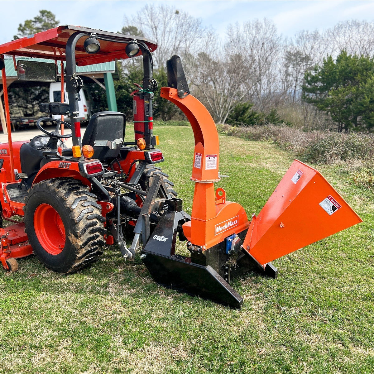 3-Point PTO Stump Grinder & Wood Chipper Bundle