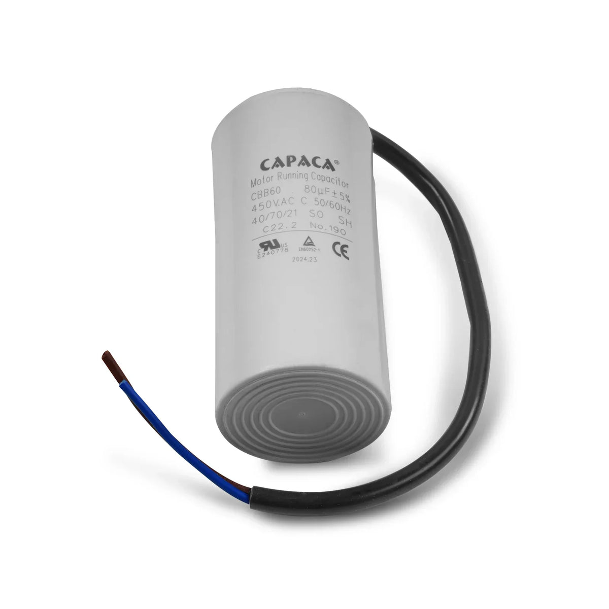 Run Capacitor for TC Tire Changer (for SKU: 200001, 200002, 200027, 200005, 200006, 200028)