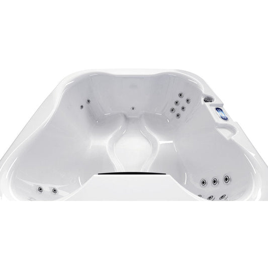 Luxuria Spas 120 Volt 4 – Person 55 – Jet Square Plug & Play Hot Tub with Ozonator