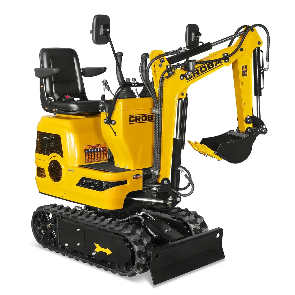Mini Compact Excavator Loncin 300cc 9hp Engine, 43.3" Max. Digging Depth, 0.6Ton, 1345 LBS Operating Weight, MEC06