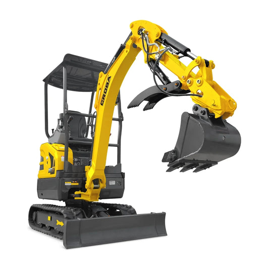 Mini Compact Excavator Kubota D902 Engine, 95" Max. Digging Depth, 1.7 Ton, 4190 LBS Operating Weight, MEC17PRO