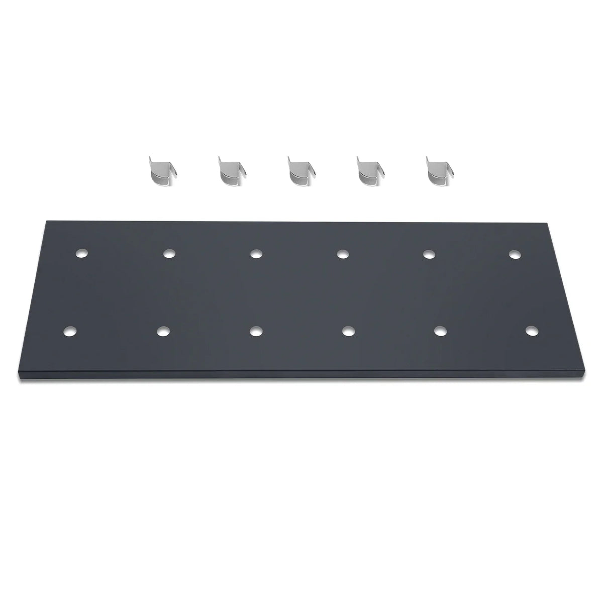 ( 1 Pack / 1 Pcs ) Shelf with 5 Pcs Clips, 320L Cabinet, Black (for SKU: 203001, 203005)