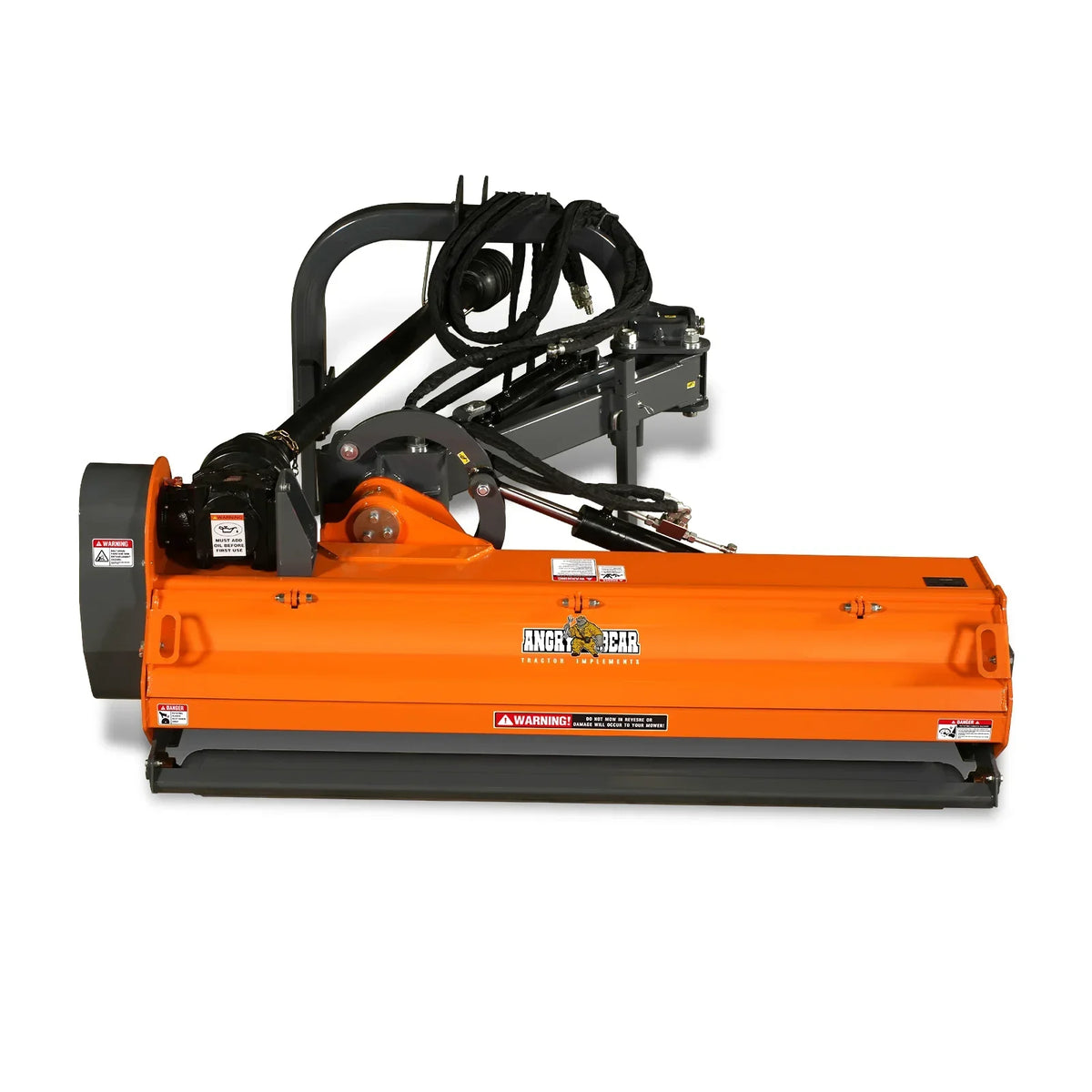 72" Heavy Duty Offset Ditch Bank Flail Mower, 90° Tilt, 70-100 HP Tractor, 3-Point Hitch, PTO Driven, VAM72