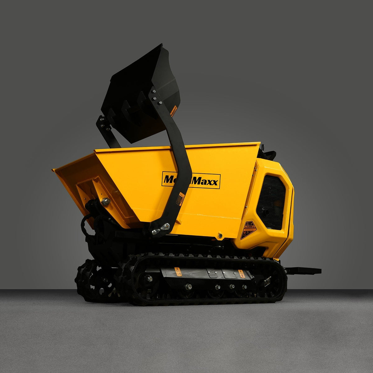 1800lb 420cc E-start Gas Engine Stand-ON Hydraulic Track Dumper with Self-Loading , T80