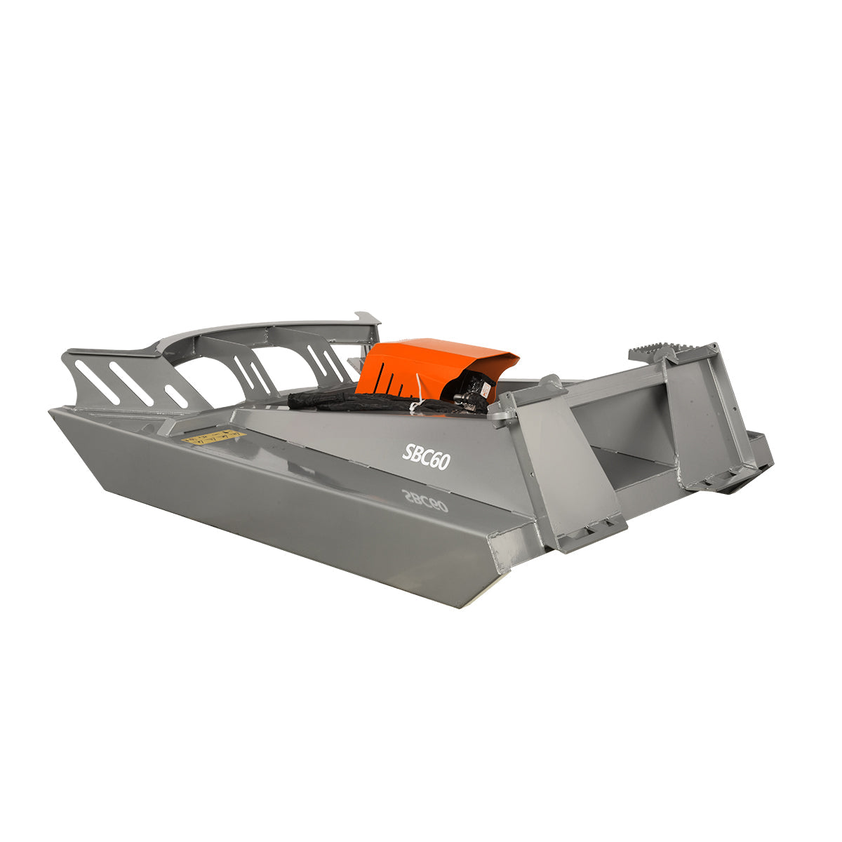 60” Heavy Duty Skid Steer Brush Cutter Rotary Mower Attachment,15-25gal/min , SBC60
