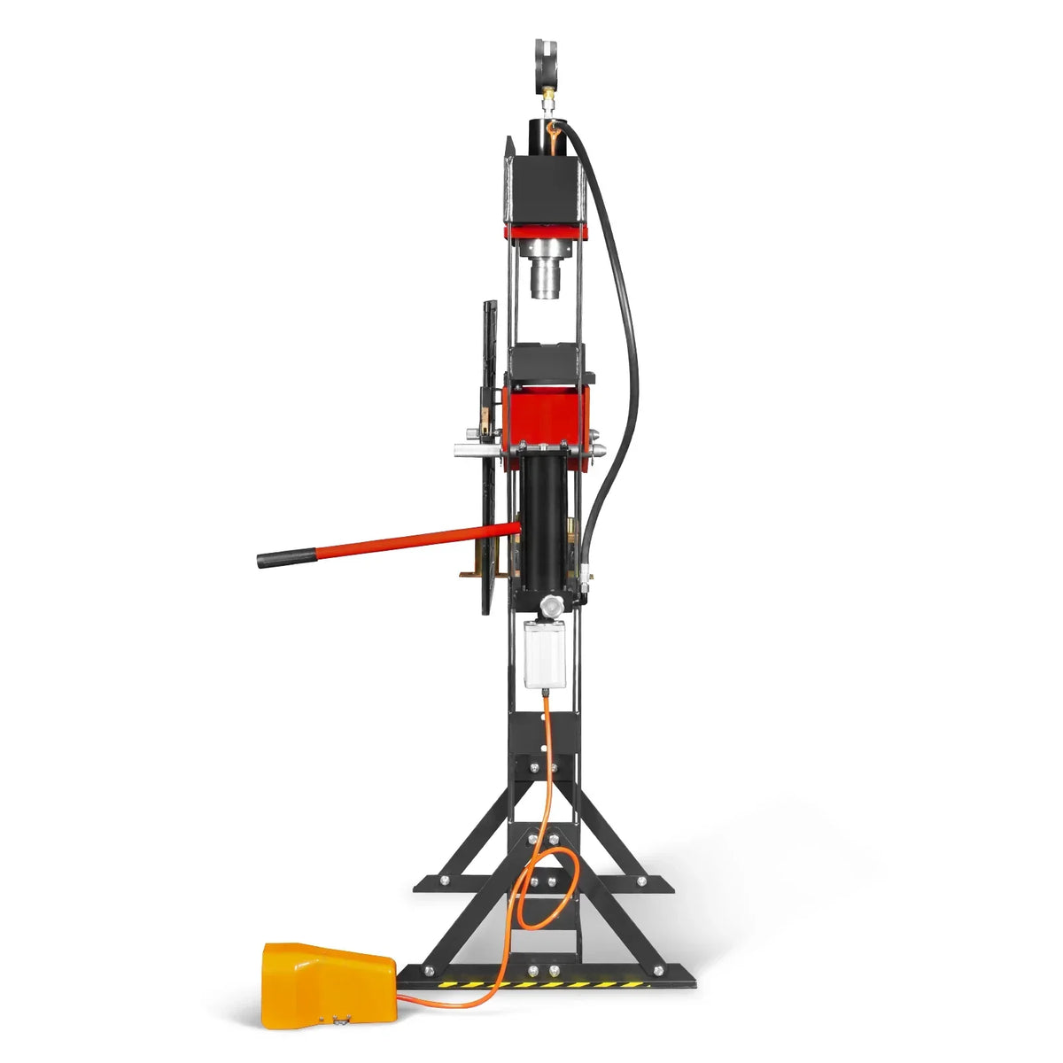 20 Ton H-Frame Air/Hydraulic Shop Press with Press Pin Kit, Fully Welded Steel Frame, Safety Guard, Foot Pedal Control, HSP20