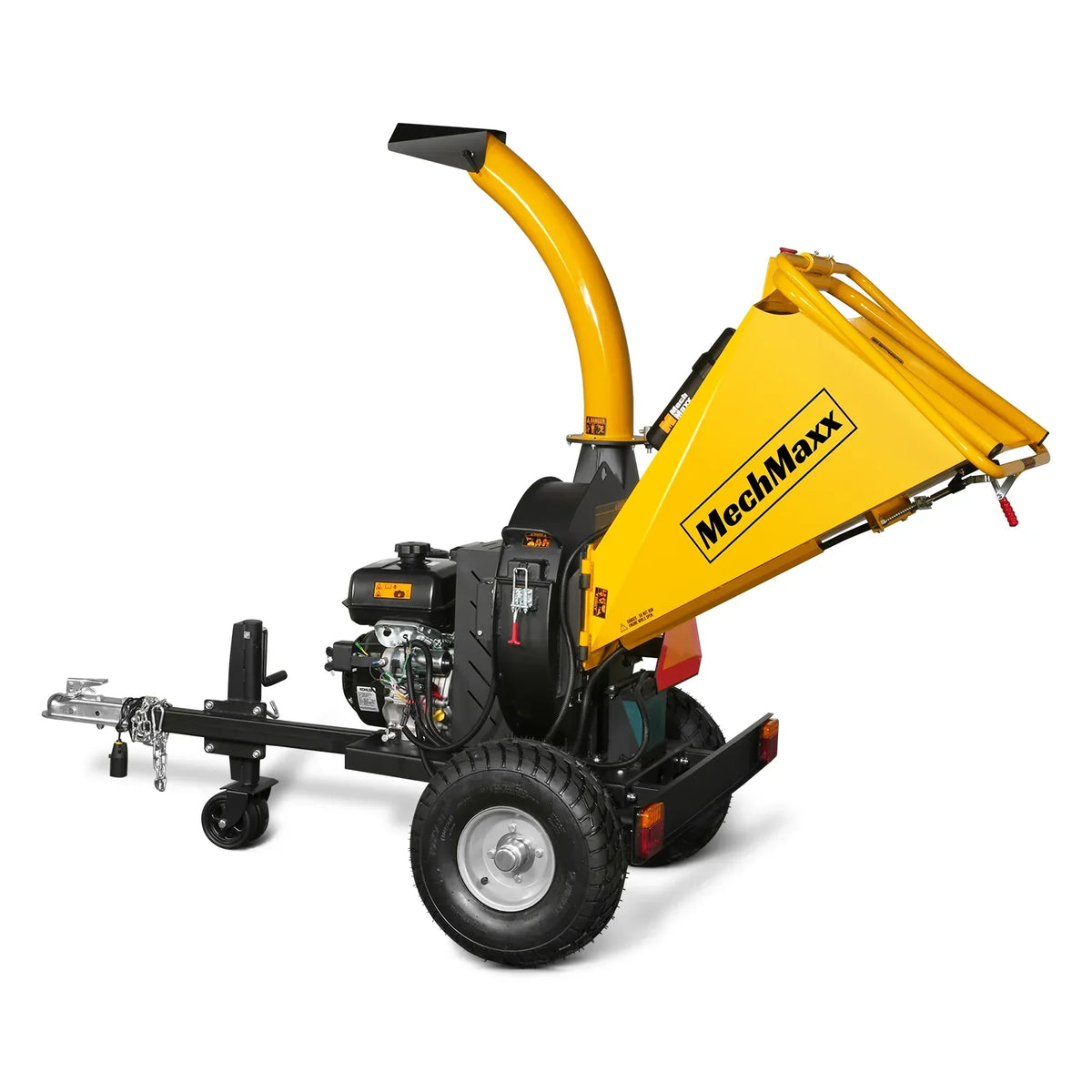 5 inch E-Start KOHLER 429cc 14hp Gasoline Engine Powered Disc Wood Chipper with Taillight , P4205