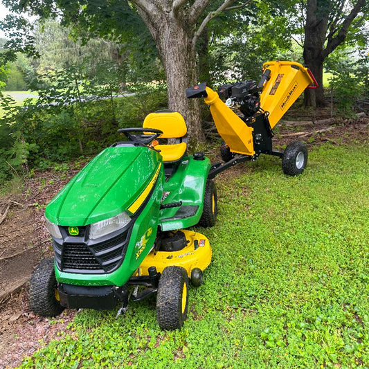 6 inch E-start ZONSEN 420cc 15hp Gasoline Engine Powered Drum Wood Chipper, P4206