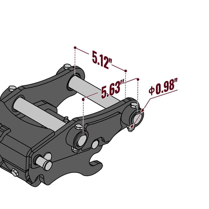 Backhoe Quick Attach (for SKU: 150162, 150163, 150164, 201162, 201163, 201164)
