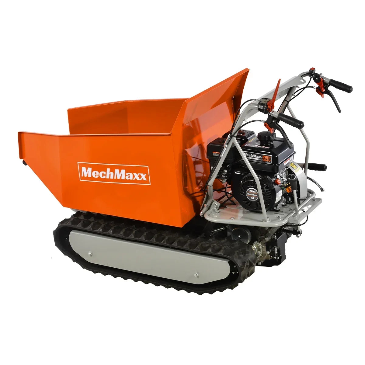 MechMaxx 1100Lbs Load Capacity Petrol Engine Powered Track Mini Dumper ,  D50MA