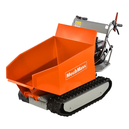 MechMaxx 1100Lbs Load Capacity Petrol Engine Powered Track Mini Dumper ,  D50MA