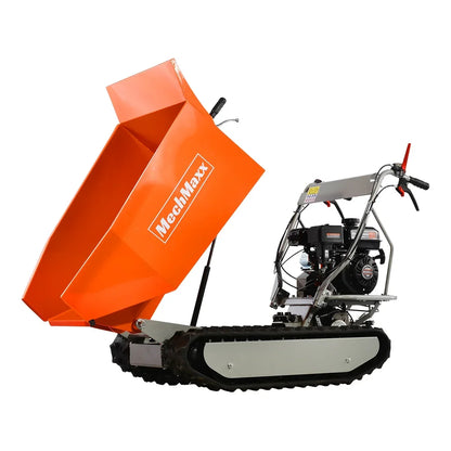 MechMaxx 1100Lbs Load Capacity Petrol Engine Powered Track Mini Dumper ,  D50MA