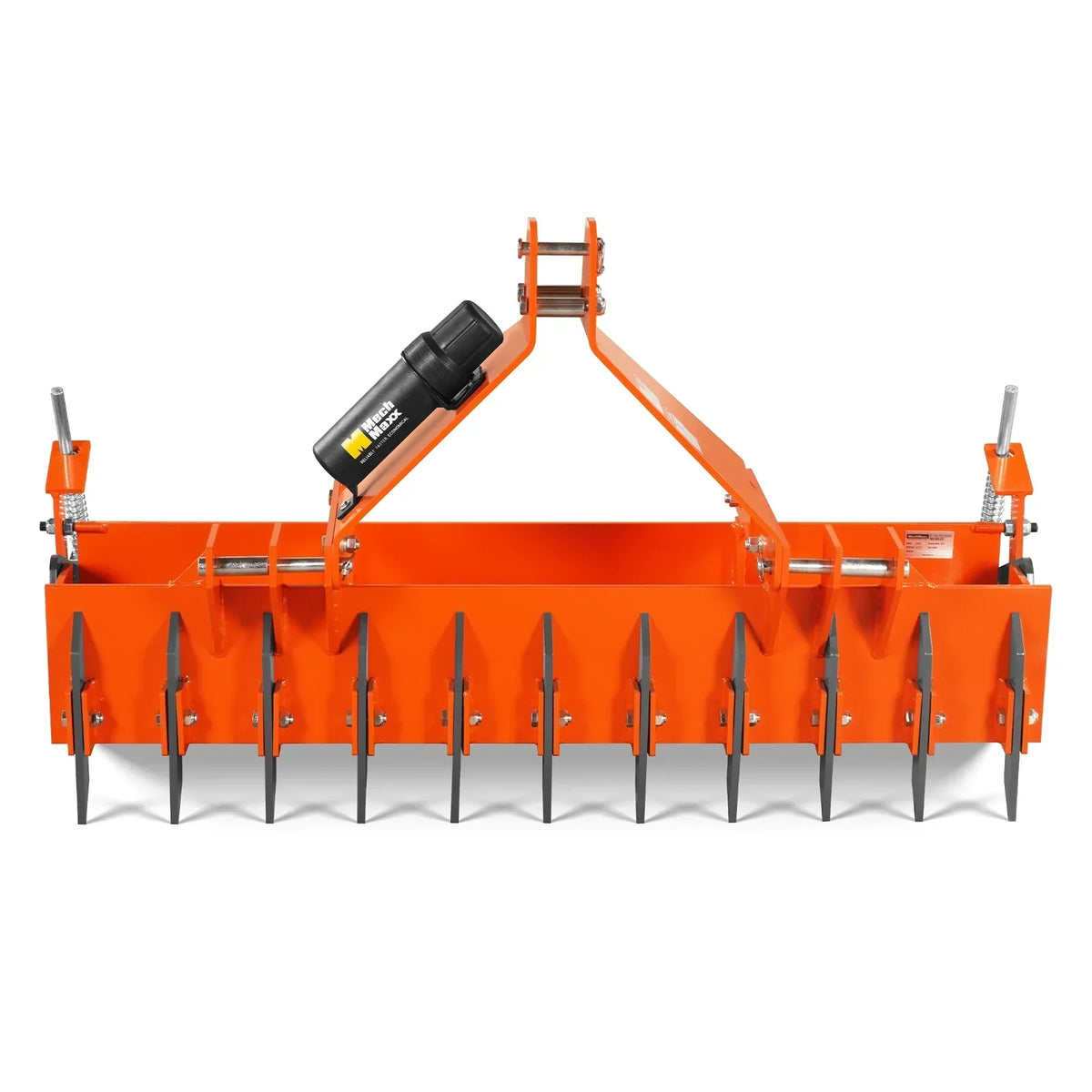 60" Heavy Duty Soil Pulverizer,  Single Spiked Roller,  21 Shanks,  Category 1 and 2,  3 Point Hitch Tractor Attachment,  TSP60