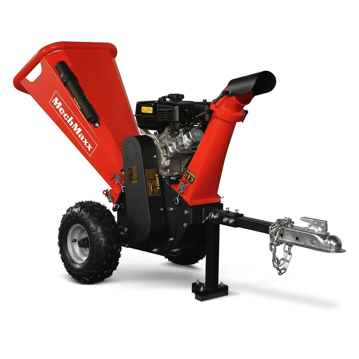 4 inch DUCAR 212cc 7hp Gas Engine Powered Wood Chipper with Towbar,  GS650