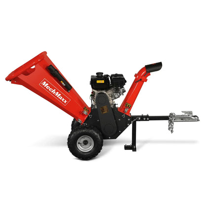 4 inch DUCAR 212cc 7hp Gas Engine Powered Wood Chipper with Towbar,  GS650