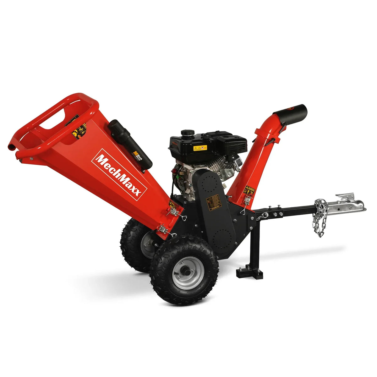 4 inch DUCAR 212cc 7hp Gas Engine Powered Wood Chipper with Towbar,  GS650