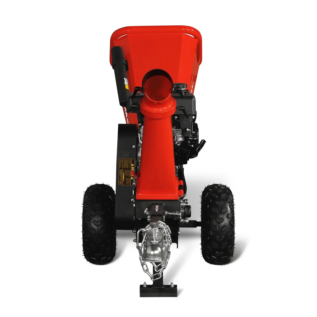 4 inch DUCAR 212cc 7hp Gas Engine Powered Wood Chipper with Towbar,  GS650