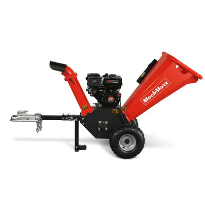 4 inch DUCAR 212cc 7hp Gas Engine Powered Wood Chipper with Towbar,  GS650