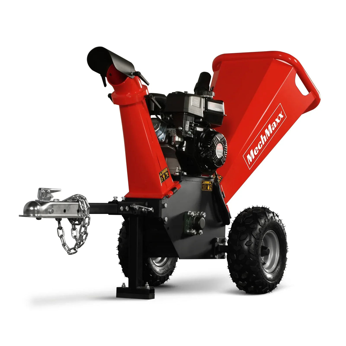 4 inch DUCAR 212cc 7hp Gas Engine Powered Wood Chipper with Towbar,  GS650