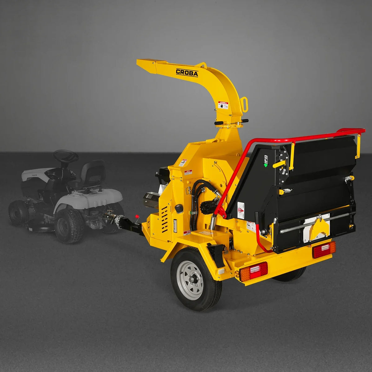 35hp 1000cc ZONSEN E-Start 8 inch Gas Powered Commerical Wood Chipper with Intelligent Hydraulic Feeding System ,  CROBA TX1000