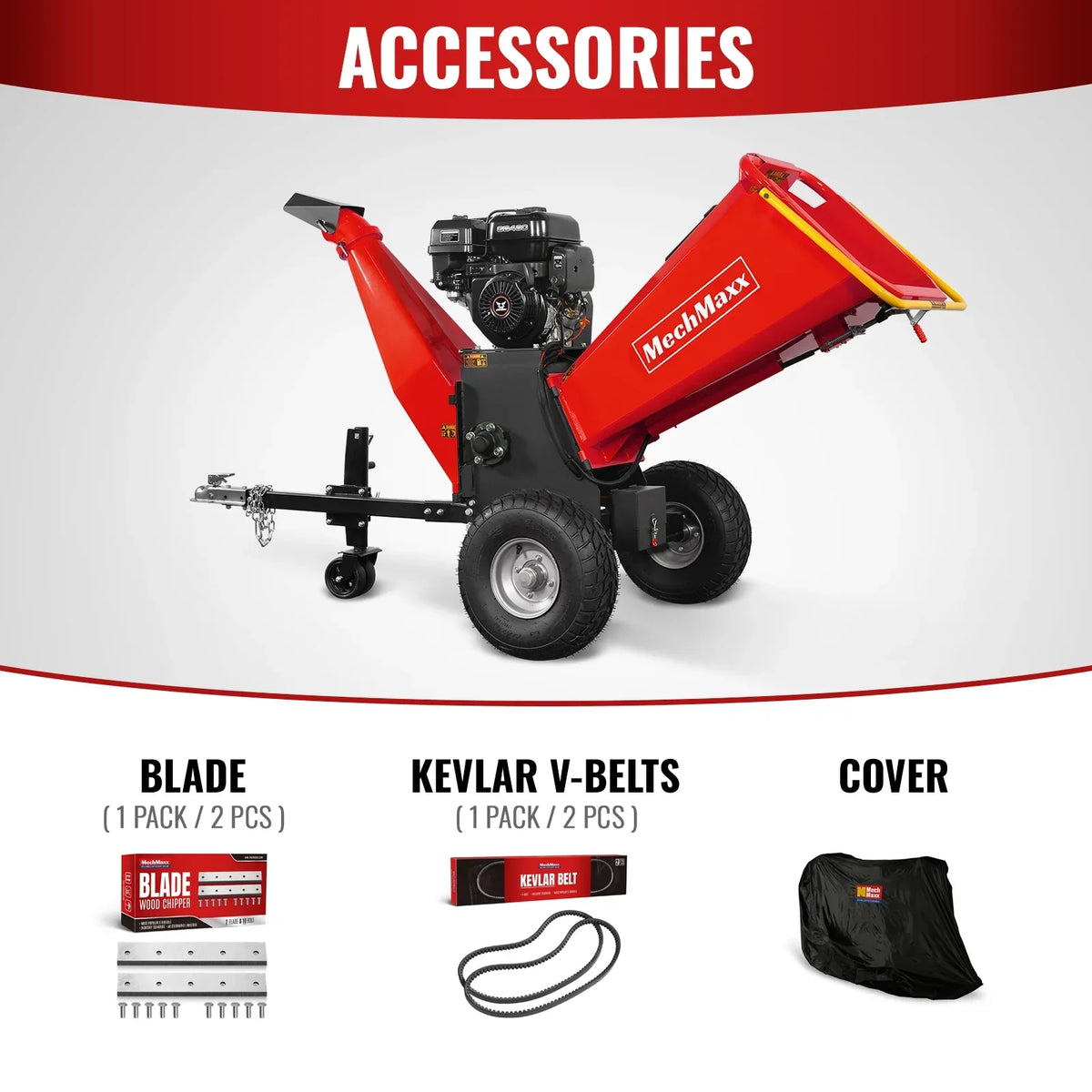 6 inch E-start ZONSEN 420cc 15hp Gasoline Engine Powered Drum Wood Chipper ,  P4206