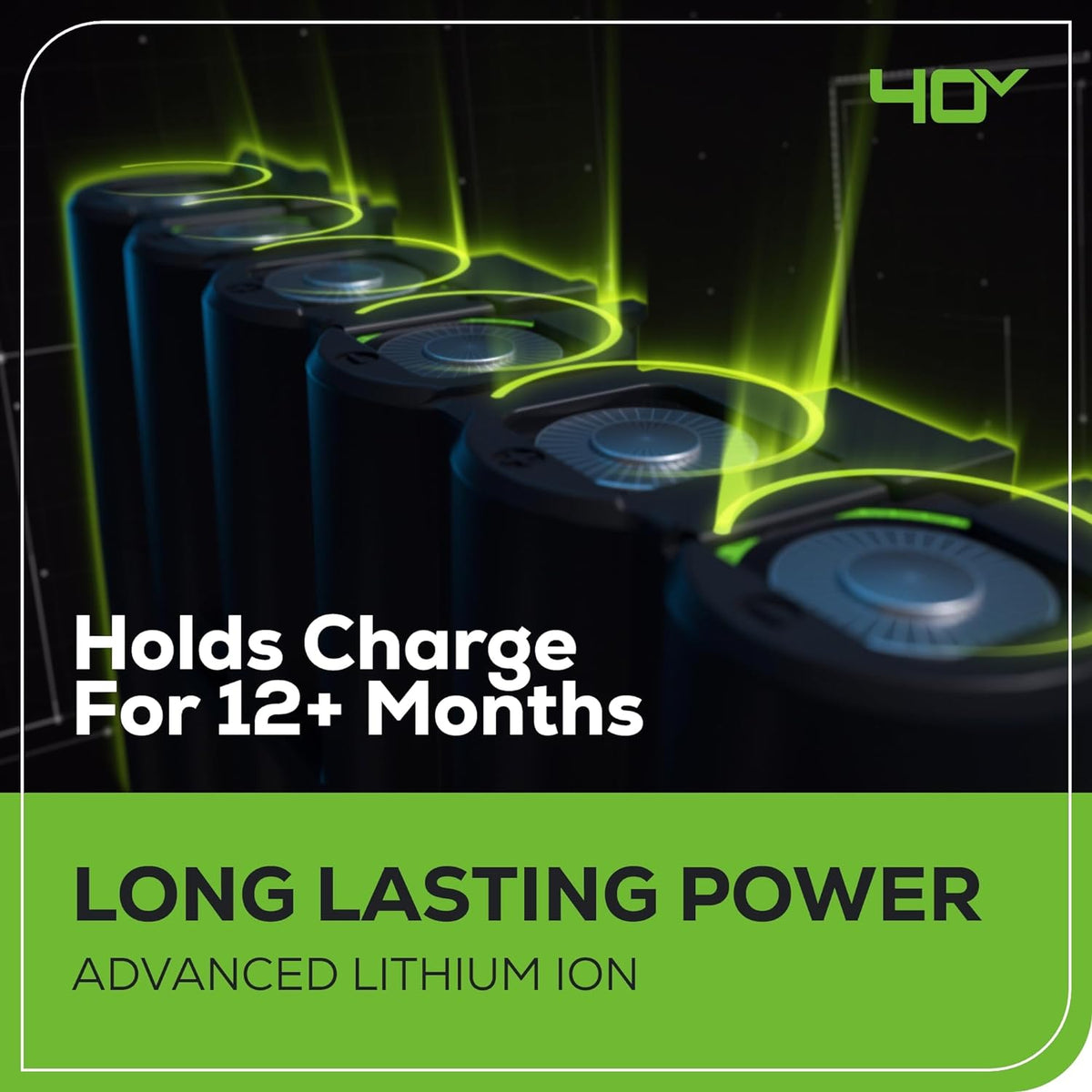 Greenworks LM1604 Cordless Mower Kit 40.6cm 40V