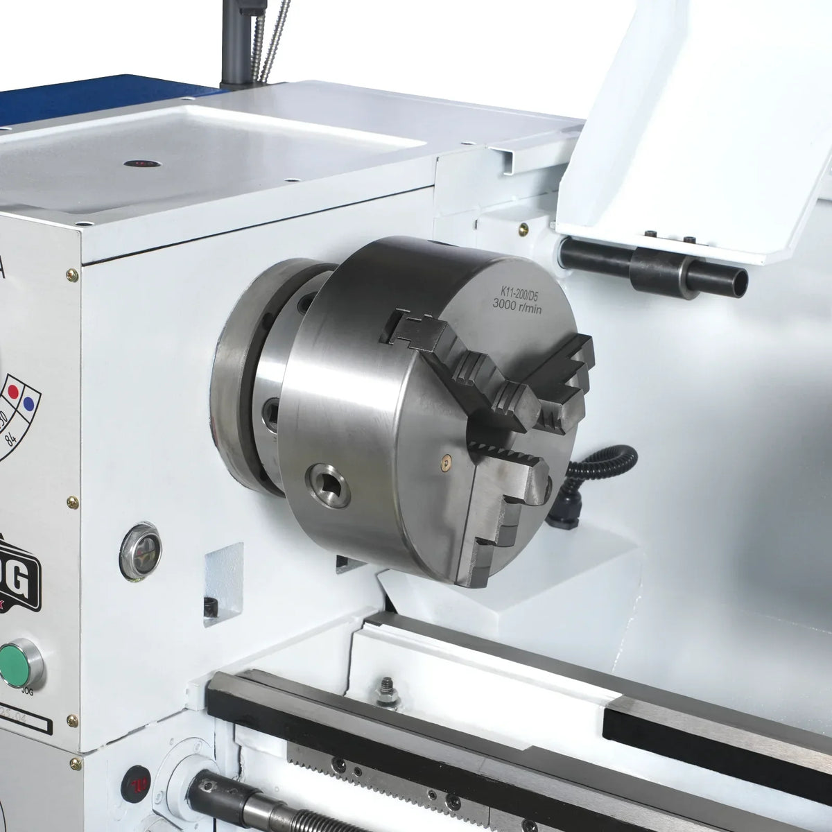 Industrial Metal Lathe Machine with DRO 14' x 40'' High Precision 84-1850 RPM  Variable Speed Metal Working Machine 2HP Small Lathe with Stand 1440G