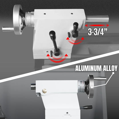 Industrial Metal Lathe Machine with DRO 14' x 40'' High Precision 84-1850 RPM  Variable Speed Metal Working Machine 2HP Small Lathe with Stand 1440G