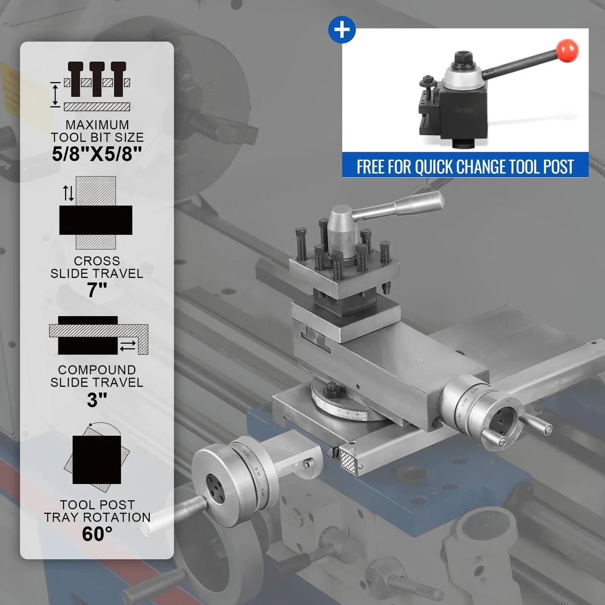 14" x 40" Industrial Metal Lathe Machine with Variable Speed DRO Gunsmith Gearhead Precision Turning Drilling Belt Drive 1440GV