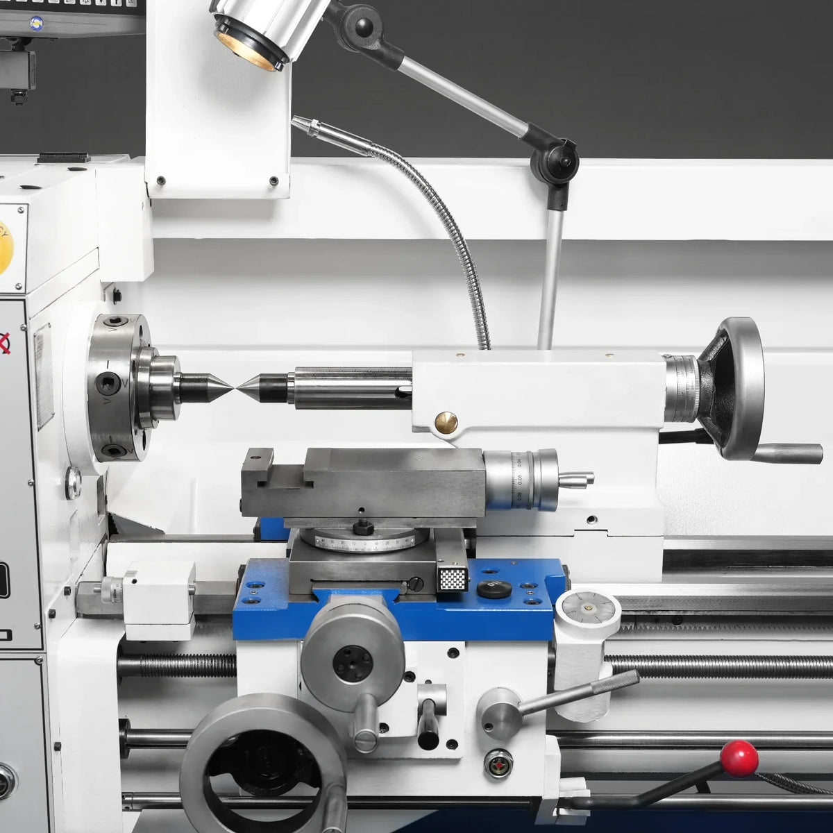 14" x 40" Industrial Metal Lathe Machine with Variable Speed DRO Gunsmith Gearhead Precision Turning Drilling Belt Drive 1440GV