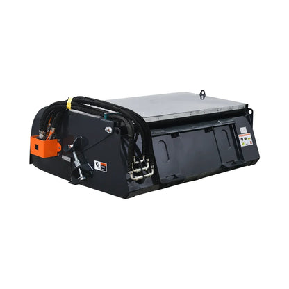 MechMaxx 72" Skid Steer Sweeper Pick Up Box Broom Attachment