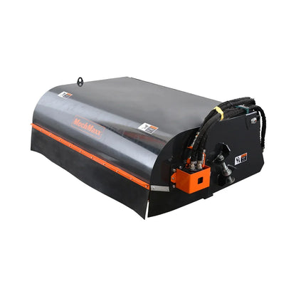 MechMaxx 72" Skid Steer Sweeper Pick Up Box Broom Attachment