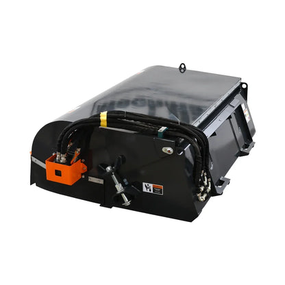 MechMaxx 72" Skid Steer Sweeper Pick Up Box Broom Attachment