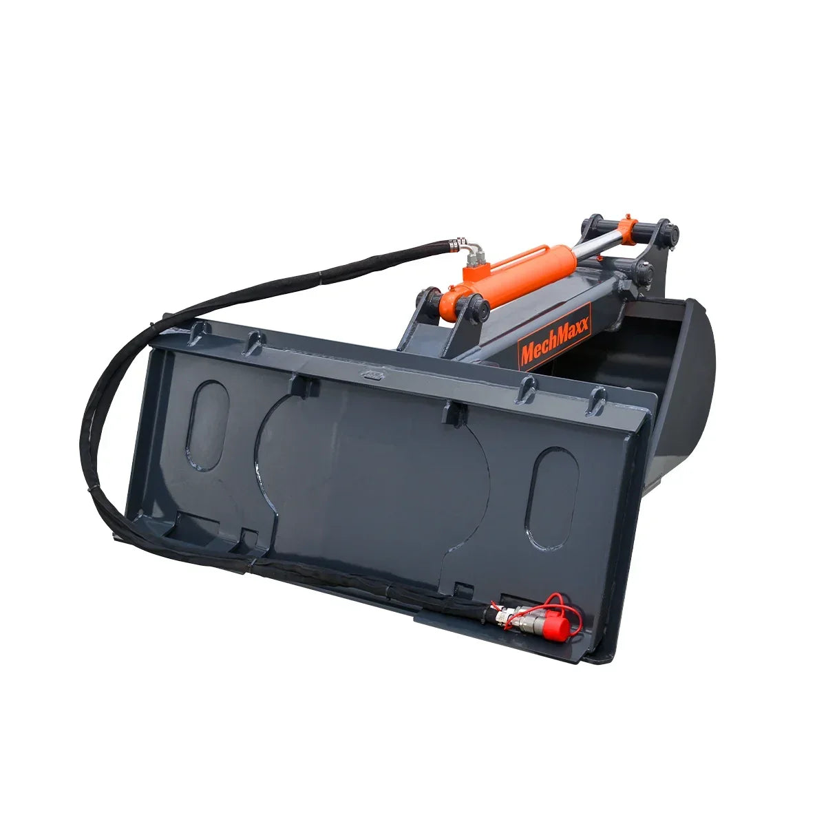 MechMaxx Skid Steer Backhoe Attachment, 18in Bucket Included, 59in Digging Depth