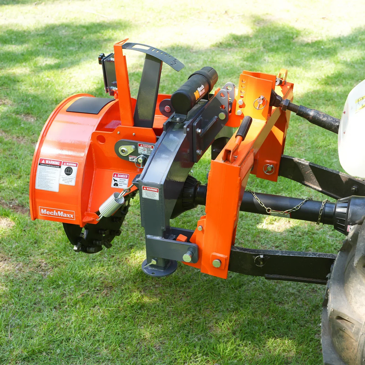 3-Point PTO Stump Grinder & Wood Chipper Bundle; SG24PRO; BX42S; Orange