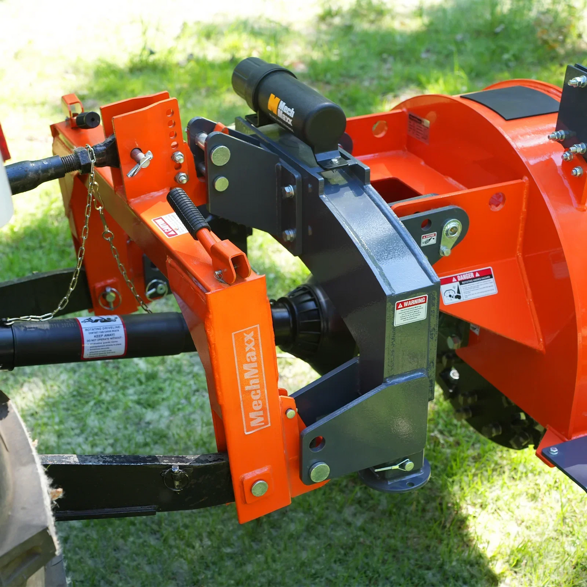 3-Point PTO Stump Grinder with 44 Carbide Teeth (PTO Shaft Included with Slip Clutch),  for 35-80HP Tractor,  SG28