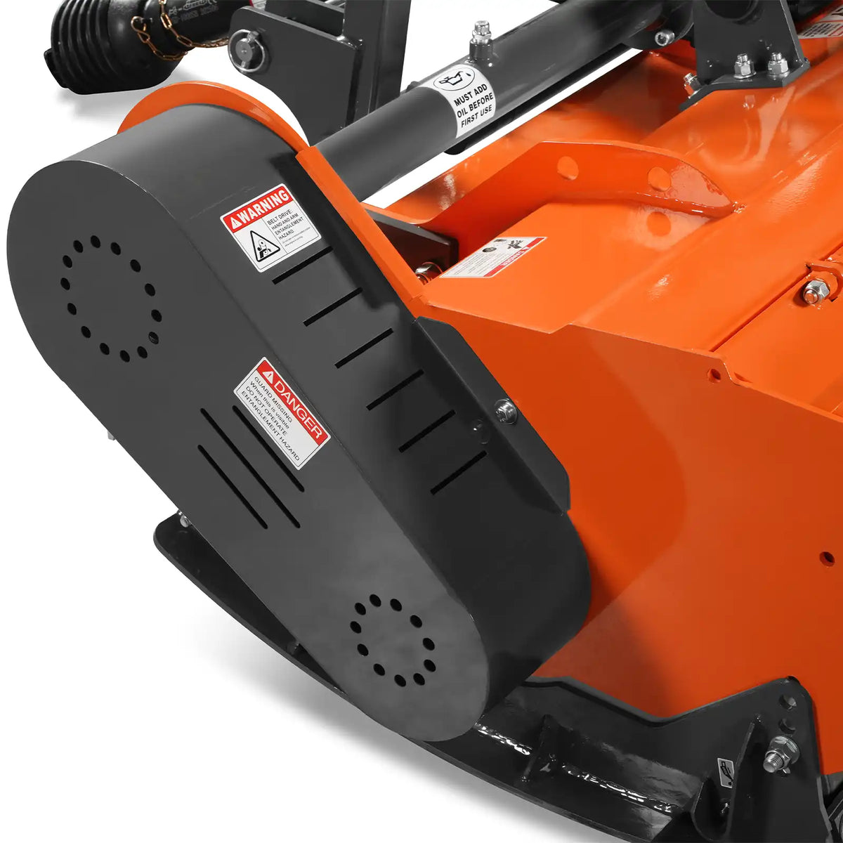87" Heavy Duty PTO Flail Mower with Hydraulic Side Shift 3 Point 50-90 hp,  KDK87H