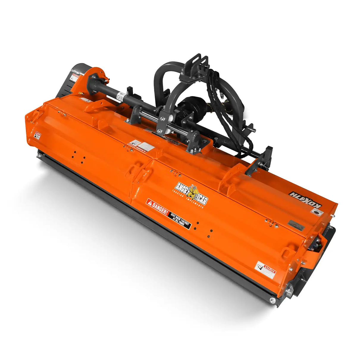 87" Heavy Duty PTO Flail Mower with Hydraulic Side Shift 3 Point 50-90 hp,  KDK87H