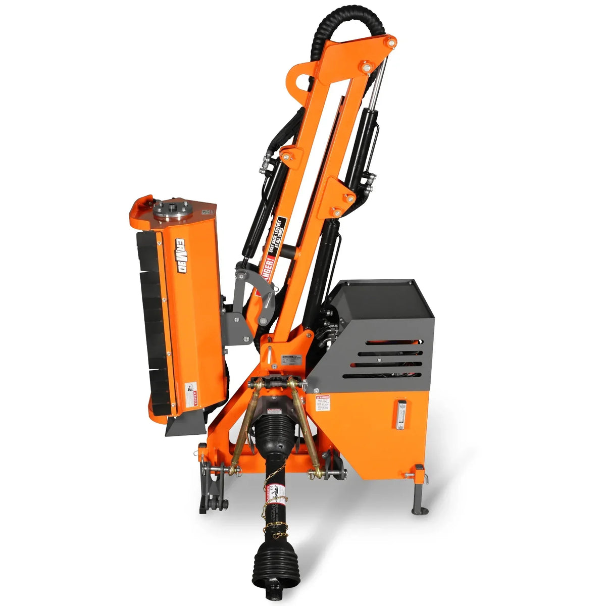 31.5" Remote Control Operation, Maximum Reach 11'2", 3-Point Boom Mower, 20-55HP, ERM80