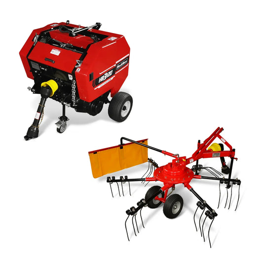 Hay Baler & Hay Rake Tedder Bundle,  HB3120,  HT100